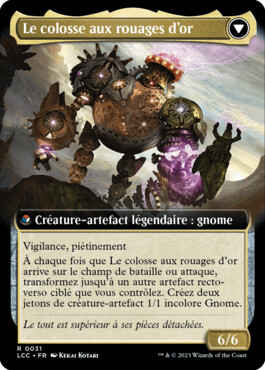 Le colosse aux rouages d'or - Les cavernes oubliées d'Ixalan Commander