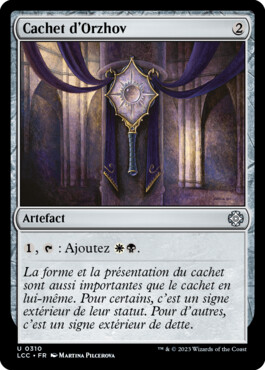 Cachet d'Orzhov - Les cavernes oubliées d'Ixalan Commander