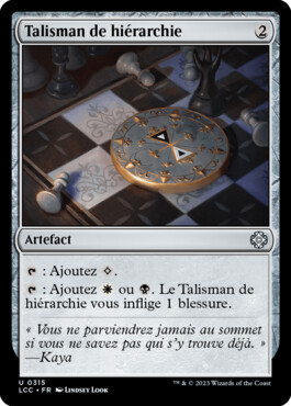 Talisman de hiérarchie - Les cavernes oubliées d'Ixalan Commander