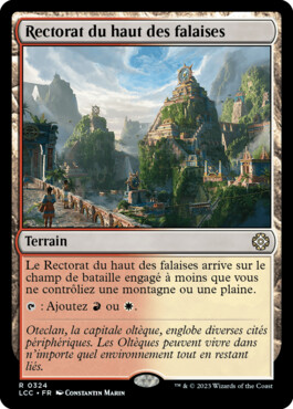 Rectorat du haut des falaises - Les cavernes oubliées d'Ixalan Commander