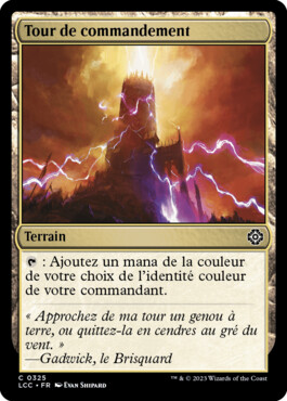 Tour de commandement - Les cavernes oubliées d'Ixalan Commander