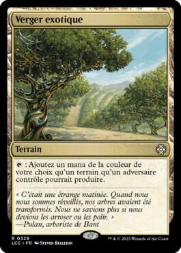 Verger exotique - Les cavernes oubliées d'Ixalan Commander