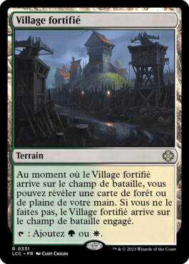 Village fortifié - Les cavernes oubliées d'Ixalan Commander