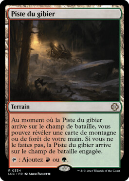 Piste du gibier - Les cavernes oubliées d'Ixalan Commander