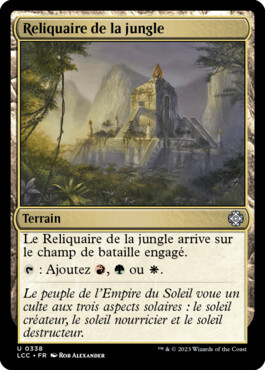 Reliquaire de la jungle - Les cavernes oubliées d'Ixalan Commander