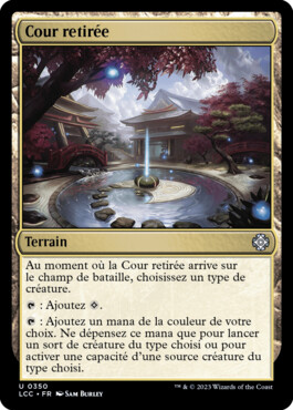 Cour retirée - Les cavernes oubliées d'Ixalan Commander