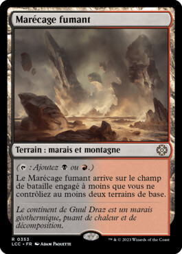 Marécage fumant - Les cavernes oubliées d'Ixalan Commander