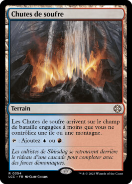 Chutes de soufre - Les cavernes oubliées d'Ixalan Commander