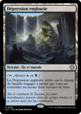 Dépression engloutie - Les cavernes oubliées d'Ixalan Commander