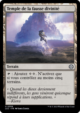 Temple de la fausse divinité - Les cavernes oubliées d'Ixalan Commander