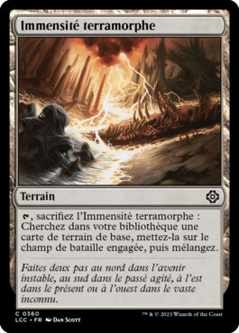 Immensité terramorphe - Les cavernes oubliées d'Ixalan Commander