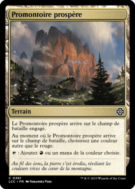 Promontoire prospère - Les cavernes oubliées d'Ixalan Commander