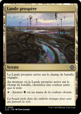 Lande prospère - Les cavernes oubliées d'Ixalan Commander
