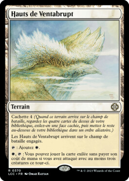 Hauts de Ventabrupt - Les cavernes oubliées d'Ixalan Commander