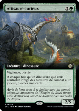 Altisaure curieux - Les cavernes oubliées d'Ixalan Commander