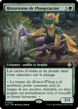 Historienne de Plongeracine - Les cavernes oubliées d'Ixalan Commander