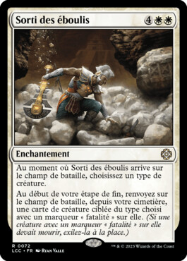 Sorti des éboulis - Les cavernes oubliées d'Ixalan Commander