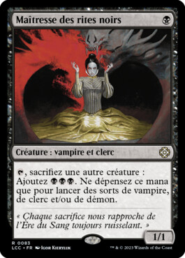 Maîtresse des rites noirs - Les cavernes oubliées d'Ixalan Commander