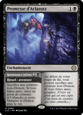 Promesse d'Aclazotz - Les cavernes oubliées d'Ixalan Commander