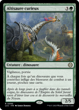 Altisaure curieux - Les cavernes oubliées d'Ixalan Commander