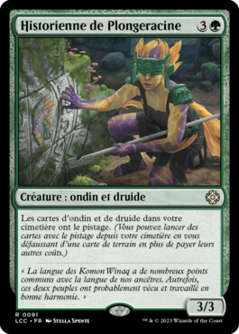 Historienne de Plongeracine - Les cavernes oubliées d'Ixalan Commander