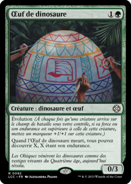 Œuf de dinosaure - Les cavernes oubliées d'Ixalan Commander