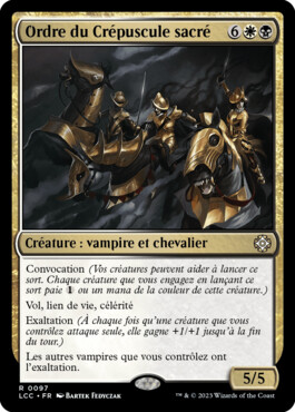 Ordre du Crépuscule sacré - Les cavernes oubliées d'Ixalan Commander