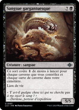 Sangsue gargantuesque - Les cavernes oubliées d'Ixalan