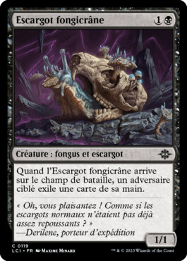 Escargot fongicrâne - Les cavernes oubliées d'Ixalan