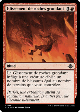 Glissement de roches grondant - Les cavernes oubliées d'Ixalan