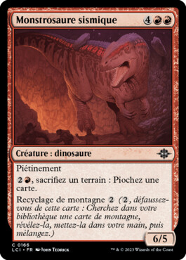 Monstrosaure sismique - Les cavernes oubliées d'Ixalan