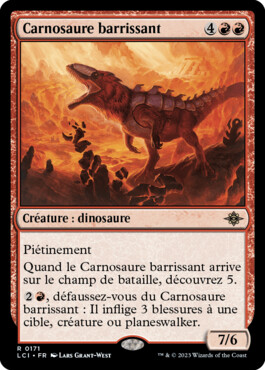 Carnosaure barrissant - Les cavernes oubliées d'Ixalan