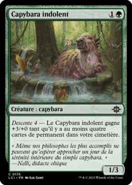 Capybara indolent - Les cavernes oubliées d'Ixalan