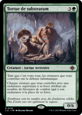 Tortue de substratum - Les cavernes oubliées d'Ixalan