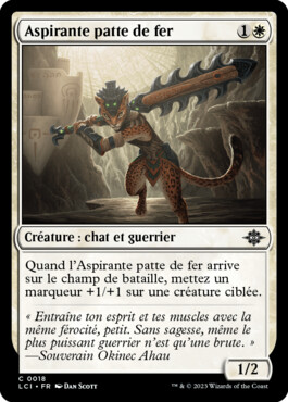 Aspirante patte de fer - Les cavernes oubliées d'Ixalan