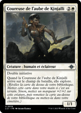 Coureuse de l'aube de Kinjalli - Les cavernes oubliées d'Ixalan