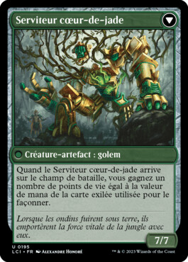 Serviteur cœur-de-jade - Les cavernes oubliées d'Ixalan