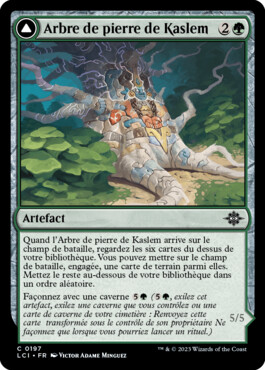 Arbre de pierre de Kaslem -> Enjambeur de Kaslem - Les cavernes oubliées d'Ixalan