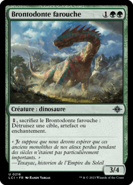 Brontodonte farouche - Les cavernes oubliées d'Ixalan