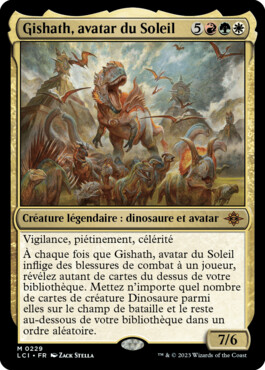 Gishath, avatar du Soleil - Les cavernes oubliées d'Ixalan