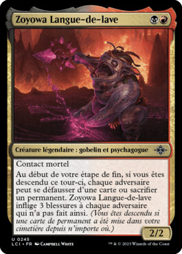 Zoyowa Langue-de-lave - Les cavernes oubliées d'Ixalan