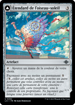 Étendard de l'oiseau-soleil -> Effigie de l'oiseau-soleil - Les cavernes oubliées d'Ixalan