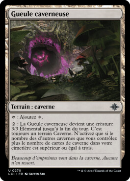 Gueule caverneuse - Les cavernes oubliées d'Ixalan