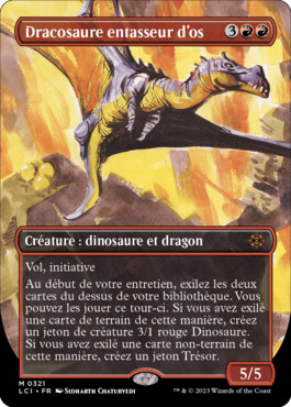 Dracosaure entasseur d'os - Les cavernes oubliées d'Ixalan