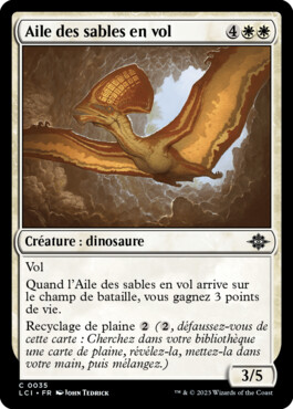 Aile des sables en vol - Les cavernes oubliées d'Ixalan