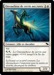 Chevaucheur de cervin aux runes - Sombrelande