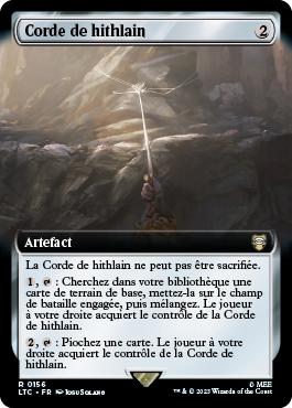 Corde de hithlain - Le Seigneur des Anneaux : chroniques de la Terre du Milieu Commander