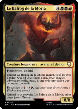 Le Balrog de la Moria - Le Seigneur des Anneaux : chroniques de la Terre du Milieu Commander