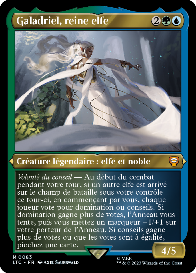 Galadriel, reine elfe - Le Seigneur des Anneaux : chroniques de la Terre du Milieu Commander