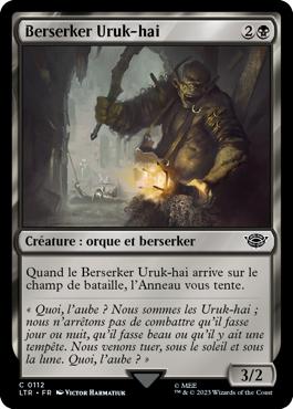 Berserker Uruk-hai - Le Seigneur des Anneaux : chroniques de la Terre du Milieu